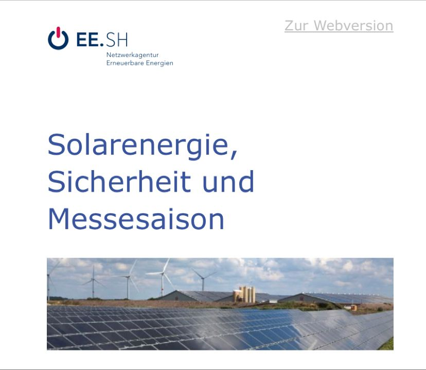 energynetworkSH's tweet photo. Der EE.SH-Newsletter ist da!
Energiedialog 2023 des @bEEmerkenswert
Sicherheitstraining beim #GreenTEC Campus GmbH
Lunch Break des #HY.SH Landeskompetenzzentrum Wasserstoffforschung Schleswig-Holstein
Qualifizierung zum/ zur #solar- Fachberater/in
https://t.co/TgrboZIjwS https://t.co/Mcy2xOIhUs