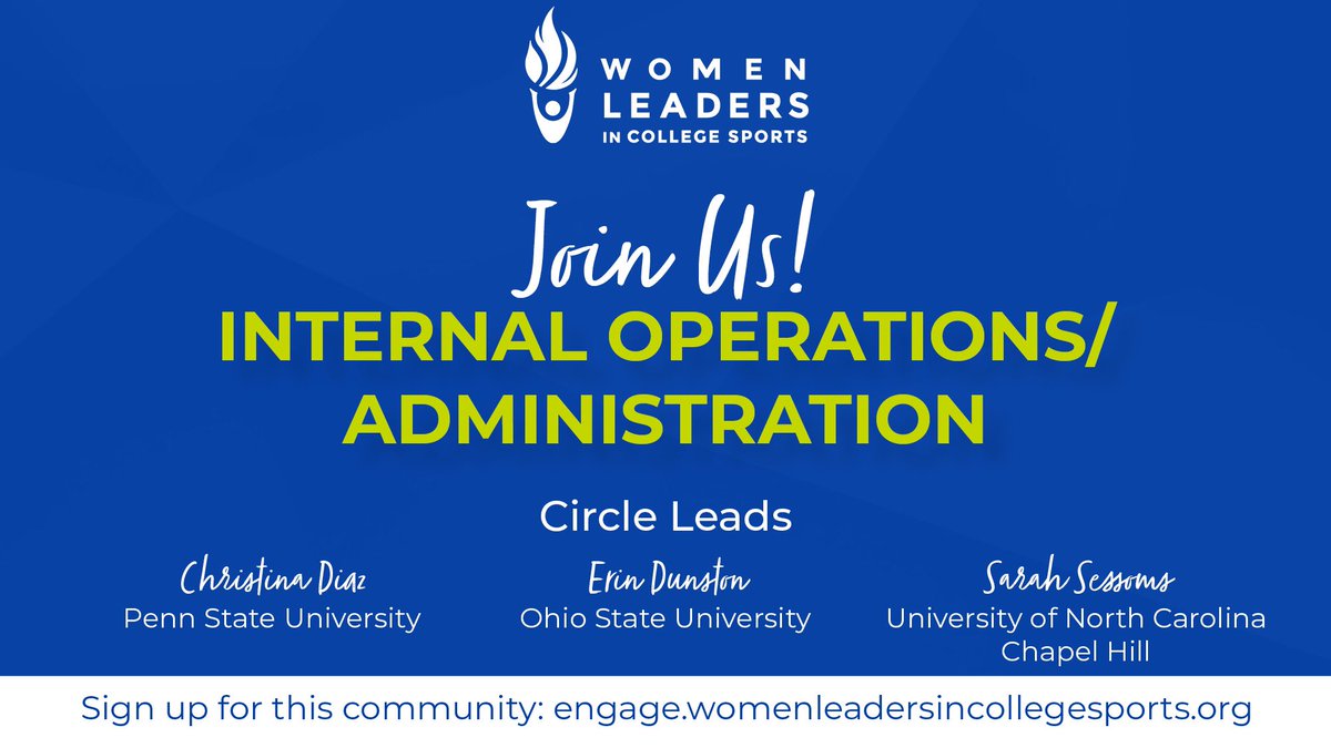 🗓One week out for our first @WomenLeadersCS Internal Operations and Administration call in 2023! Looking forward to connecting with our members and leading with @SarahSessoms and @e_dunston! Hope you will join us.