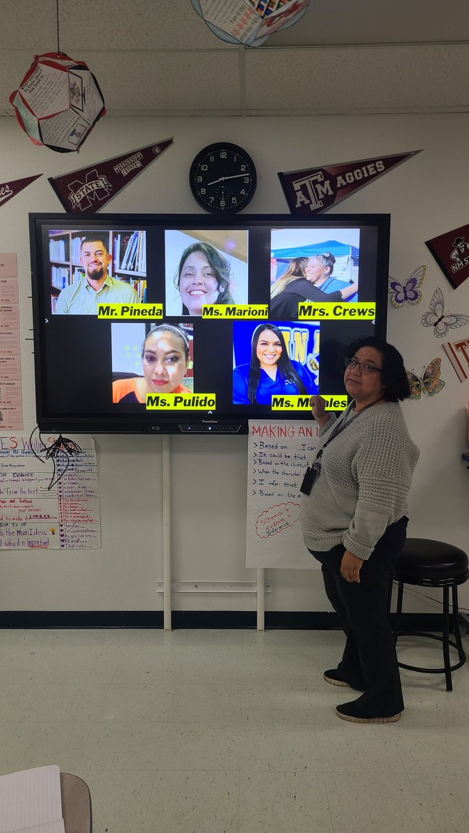 pgonza100708's tweet photo. RLA department dives into our RAP session lead by Ms. Gutierrez. Awesome lesson on inferencing. Our department has a wealth of knowledge. #sehsthebest https://t.co/hGeGTsFAxL