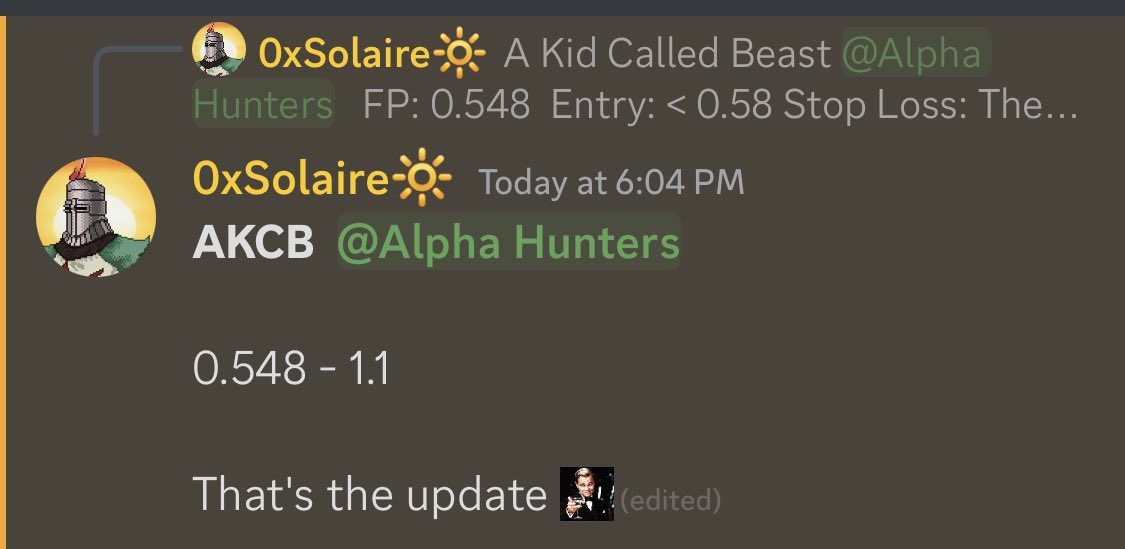 0xKrow's tweet photo. Nice pump @akidcalledbeast 🤝

Good W @hunterlabs_nft 🫡 https://t.co/kqG75FSZKd