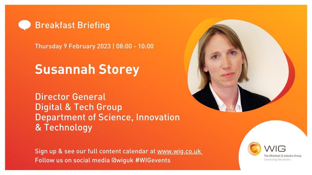 The Whitehall & Industry Group on Twitter "Susannah Storey, Director