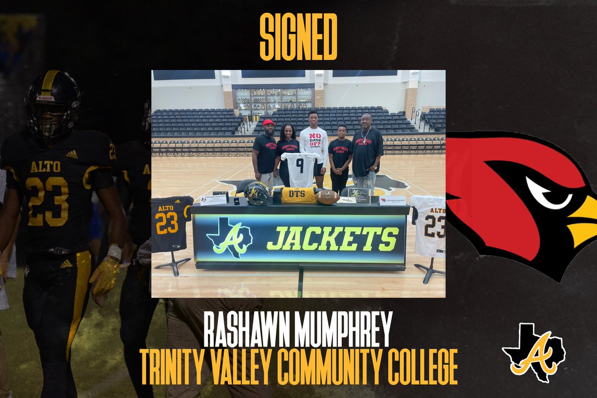 Congratulations to <a href="/Shawn17049735/">Rashawn Mumphrey</a> for signing a NLI to play football at <a href="/TVCCFOOTBALL/">TVCC FOOTBALL</a> 

#DTS #GoldStandard
