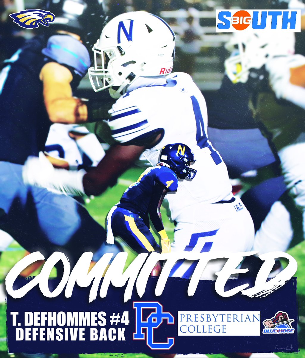 Naples Golden Eagle Football (@naplesfootball) on Twitter photo Congratulations to #NaplesFootball DB Thompson Defhommes (<a href="/Thompson_d1/">Thompson Defhommes</a>) on his commitment to Presbyterian College!
@BlueHoseFtball <a href="/NaplesHS/">Naples High School</a> <a href="/NHSEaglesNews/">Naples Eagles News</a> <a href="/CoachDad1906/">Cliff Greer</a> <a href="/ItsCoachGray/">Marvin Gray Jr.</a> Congratulations to #NaplesFootball DB Thompson Defhommes (<a href="/Thompson_d1/">Thompson Defhommes</a>) on his commitment to Presbyterian College!
@BlueHoseFtball <a href="/NaplesHS/">Naples High School</a> <a href="/NHSEaglesNews/">Naples Eagles News</a> <a href="/CoachDad1906/">Cliff Greer</a> <a href="/ItsCoachGray/">Marvin Gray Jr.</a>