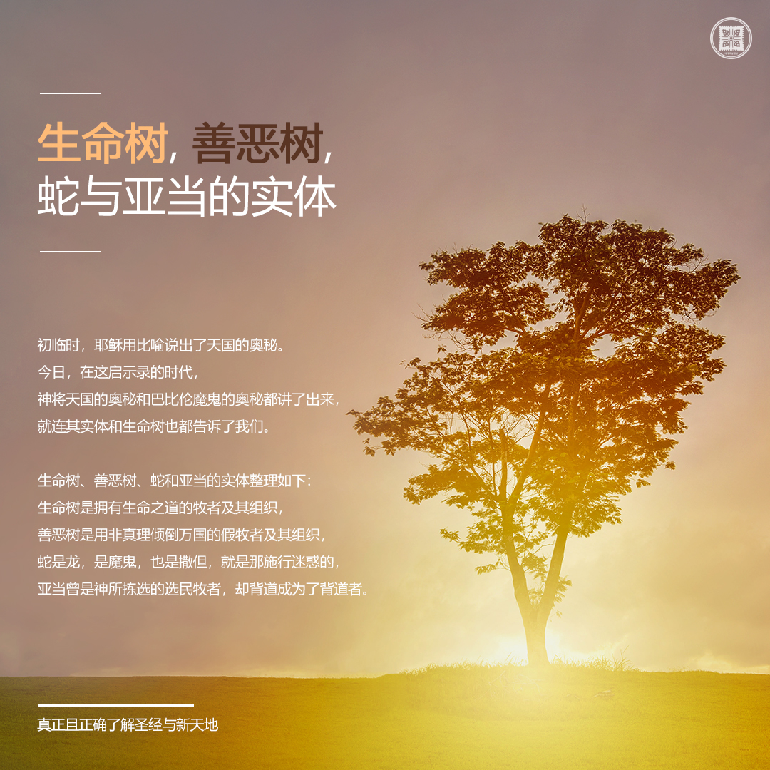 [生命树、善恶树、蛇与亚当的实体]

#真正且正确认识_圣经与_新天地 #真圣新 #韩国 #感谢 #信心 #信仰 #信仰生活 #教会 #福音 #圣经 #默想 #祈祷 #基督教 #QT #新天地_耶稣教会 #12枝派