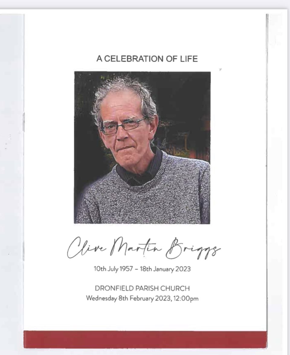 A final farewell today to a much loved friend &amp; colleague.. 
Clive Briggs, formerly of <a href="/FusionEquipLtd/">Fusion Equipment Ltd</a> 
<a href="/caldertech/">Caldervale Technology</a>