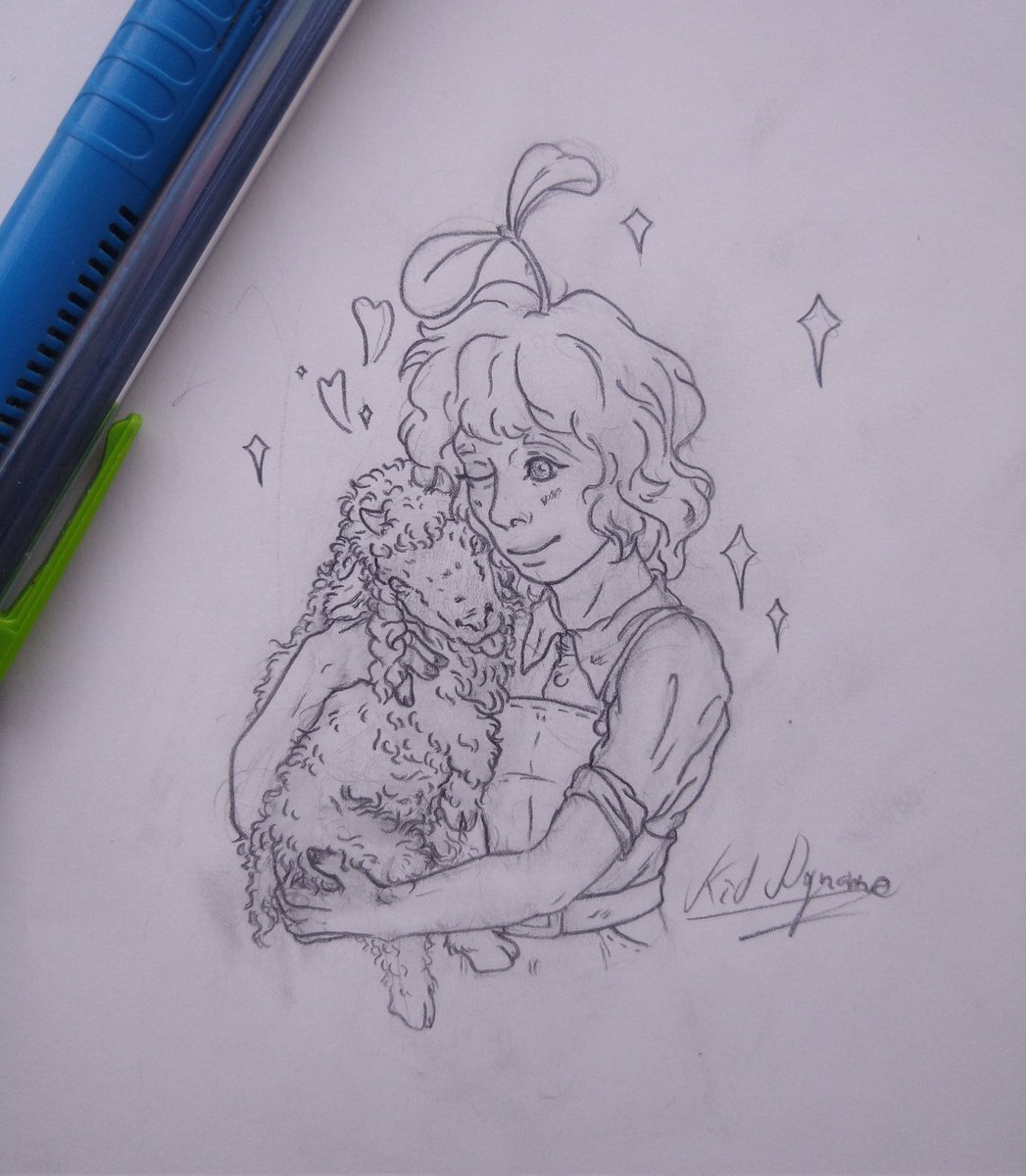 Kiddynamo42's tweet photo. Don't draw yourself with cute farm animals and cottagecore aesthetics (difficulty: impossible)

#sketch #art #ArtistOnTwitter #drawing #digitalart #sheep #goat #woolo #pokemon #StardewValley #minecraft #nonbinary https://t.co/A01A99inaD