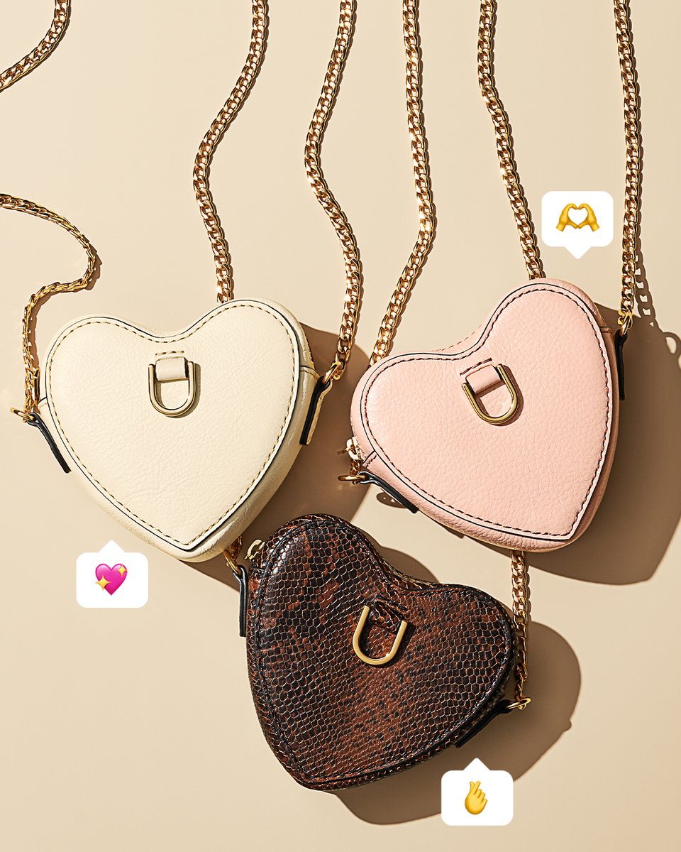 Fossil's tweet photo. Weโre ๐ over our #CurrentCrush โ The Micro Heart bag! Let us know which color youโre copping๐
https://t.co/5slKL9uv6m https://t.co/joL2Grb8NG