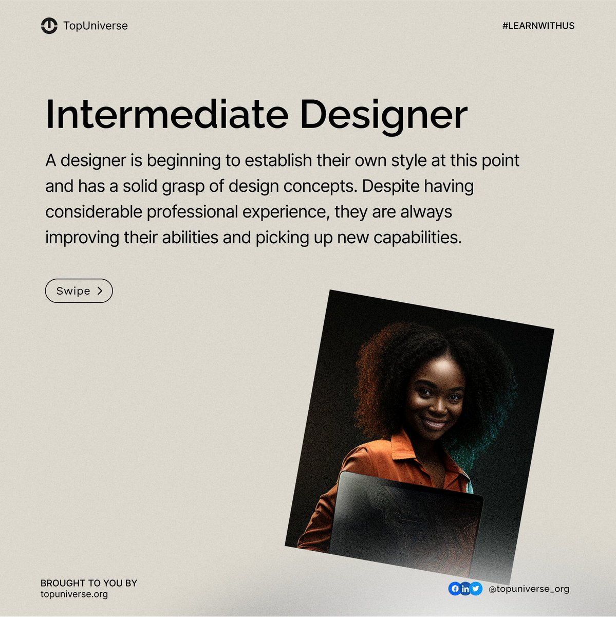topuniverse_org's tweet photo. Stages you go through to become a pro in UI/UX design.
Which stage are you on currently?
#topuniverse #careergrowth #careeropportunity #uiuxdesign #designcommunity #growthpaths https://t.co/oyQ3raOtSe