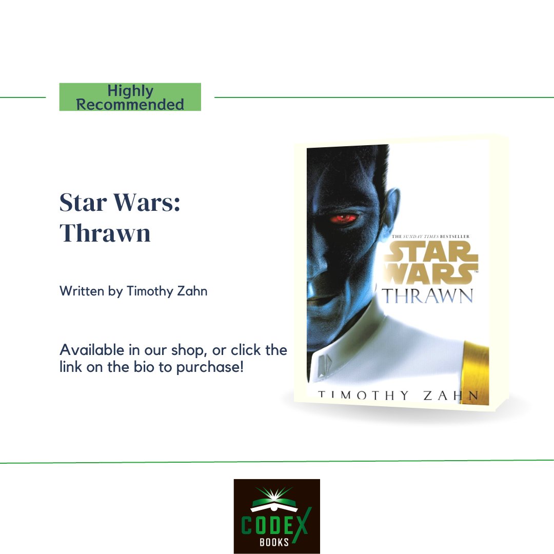 codexbooksltd's tweet photo. Star Wars: Thrawn 

https://t.co/0doNLQ3c1o 

#starwarsbooks #starwarslove #starwarscommunity #starwarslegends https://t.co/QnjD2COTvB