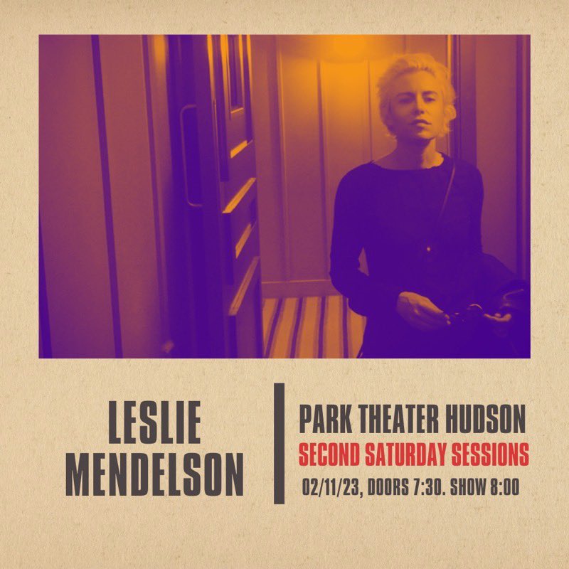 lesliemendelson's tweet photo. Excited for this show! Catch me up in Hudson this Saturday - Tickets 🎫 https://t.co/HY2OXNfvY1 https://t.co/sBG2yIs0eJ