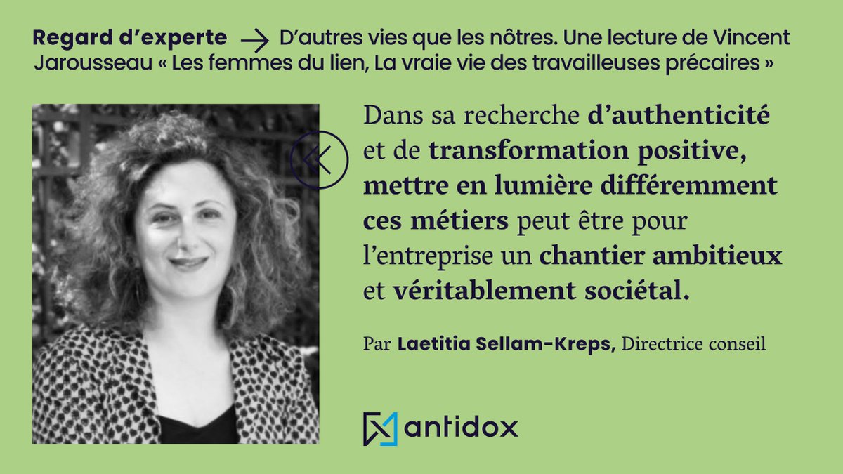 Antidox's tweet photo. « D’autres vies que les nôtres »
➡️ Retrouvez l'analyse de @Klaetitias, Directrice Conseil chez Antidox
🔗https://t.co/yGgsVmZPs9 https://t.co/YWZDSK00QL