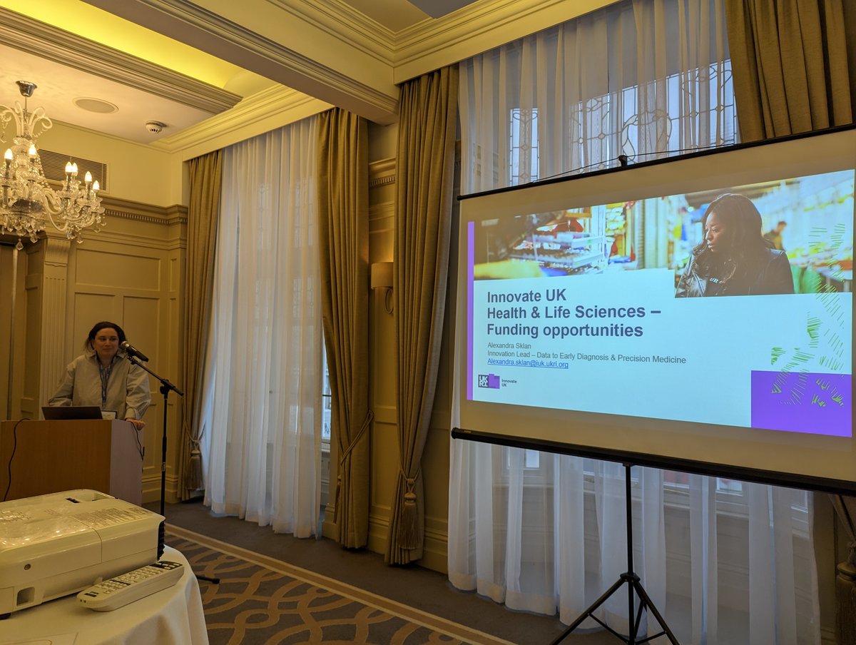 Thanks to funders who gave an overview of current and future funding opportunities that align with #personalisedmedicine and #PGx #NIHR #SEUPB #InnovateUK