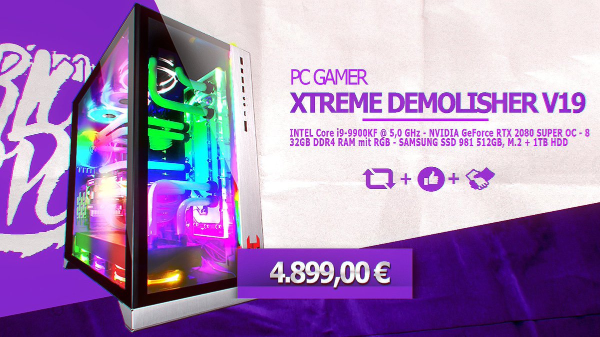 compte_a_vend's tweet image. #CONCOURS 🎁 

Tentez votre chance de gagner un PC GAMER d’une valeur de 4.899,00€ ! 

(Vous pouvez recevoir l’argent via PayPal)

Pour participer:

Retweet♻️
Follow @OrionConcours

Mentionne 2 amis 👫

Tirage le 25 février 🏁