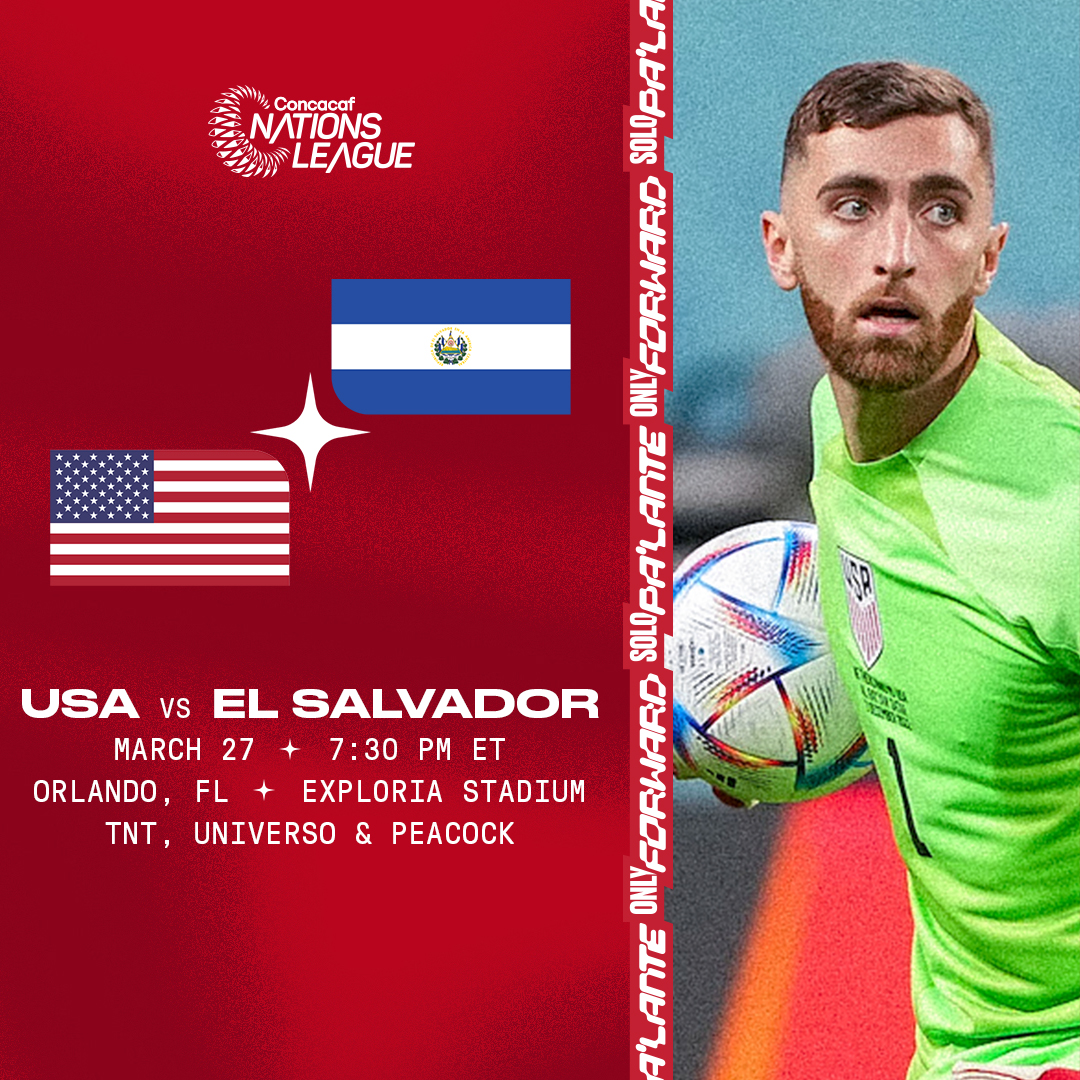 USMNT's tweet photo. ORLANDOOOOO!!! 🍊

𝐌𝐀𝐓𝐂𝐇 𝐀𝐍𝐍𝐎𝐔𝐍𝐂𝐄𝐌𝐄𝐍𝐓:

Concacaf Nations League, Group D

🇺🇸 USA vs El Salvador 🇸🇻
📆 March 27
🏟️ @ExploriaStadium 

Full Details » https://t.co/VOPWZlv2y7 https://t.co/HhVNGPViqP