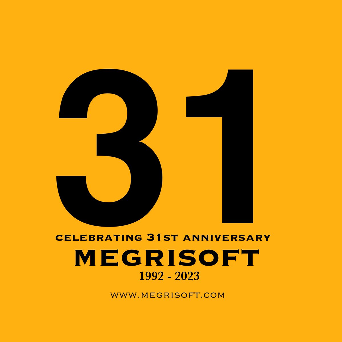 Megrisoft's tweet photo. On the occasion of  𝟑1st 𝐀𝐍𝐍𝐈𝐕𝐄𝐑𝐒𝐀𝐑𝐘 of Megrisoft Limited. We thank our partners, customers, vendors, and dedicated team members who have been with us from the beginning and played a 𝑴𝑨𝑱𝑶𝑹 𝑹𝑶𝑳𝑬 in our success. 
.
.
#seocompany #megrisoft #webdesign #IT #uk https://t.co/FyT7Zi0cMZ