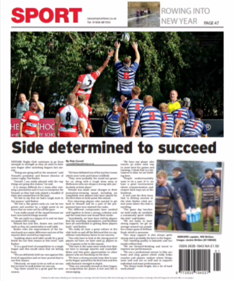 Some of the back pages of The Advertiser so far this year. I quite like them. We try to mix it up a bit. 

#Newark #Newarkadvertiser #sport #rugby #boxing #kickboxing #football