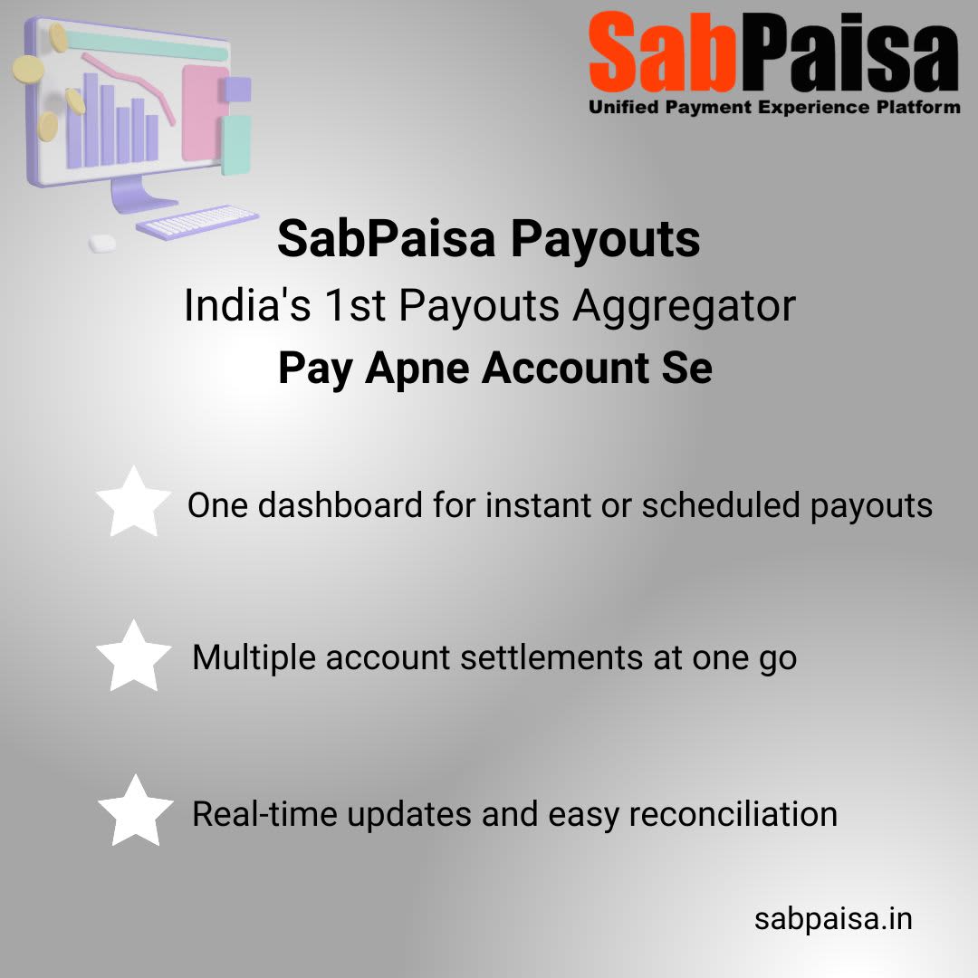 RajivMoti's tweet photo. If you want to sort out messy reconciliations and bulk payments at work then give the SabPaisa Payouts a go. Its comprehensive dashboard coupled with other features makes payouts easy.
https://t.co/8yKZ7z8HCY
 
#SabPaisa #SabkeLiyeSabPaisa #Payouts #Reconciliation https://t.co/wkem7sJzgg
