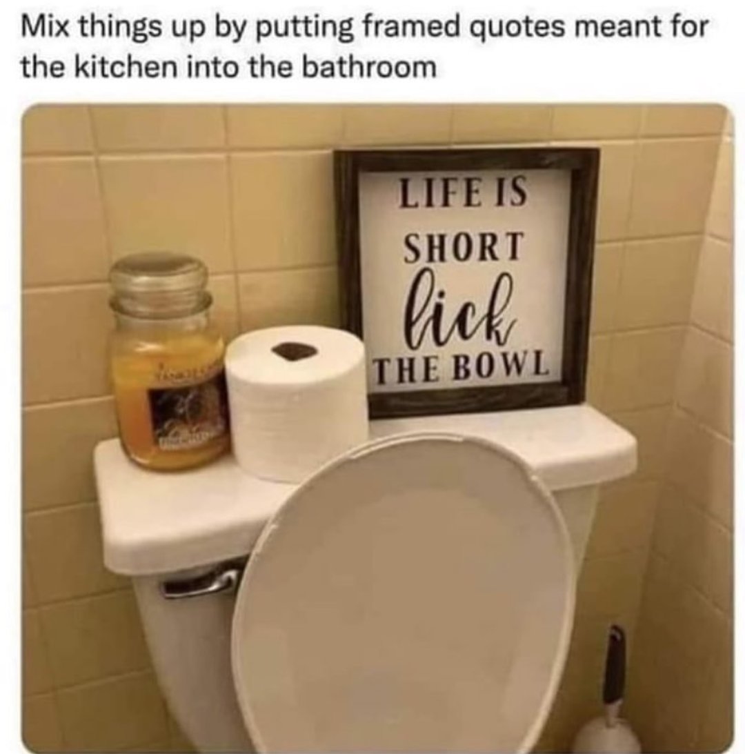 KenoshaPlumbing's tweet image. We don't eat at Jimmy's house anymore...he said it's a joke but there's a folding table in there and salt and pepper shakers 👀

#plumbermemes #plumberhumor #plumbers #plumberlife🚿🔧🚽 #plumbinglife #plumbing #toiletmemes #toilethumor #finedining