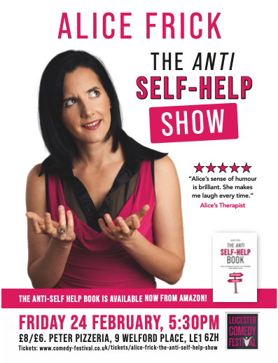 frick_alice's tweet photo. Can’t wait to be part of @LeicsComedyFest  this year! 
Fri, 24th February, 5:30pm 🤩
Tickets are available here: 

https://t.co/H7gVaaatSq https://t.co/C3G8xHhLGL