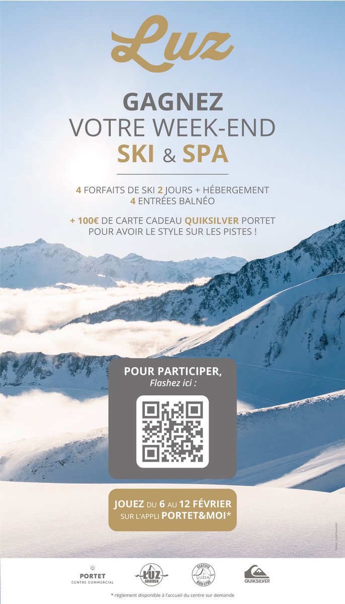 Luz Tourisme est partenaire de @ccportet qui organise cette semaine un jeu concours via leur appli et sur leurs réseaux sociaux !  🤩 
Tentez votre chance juste ici 👉instagram.com/p/CoVRgyyIfRv/