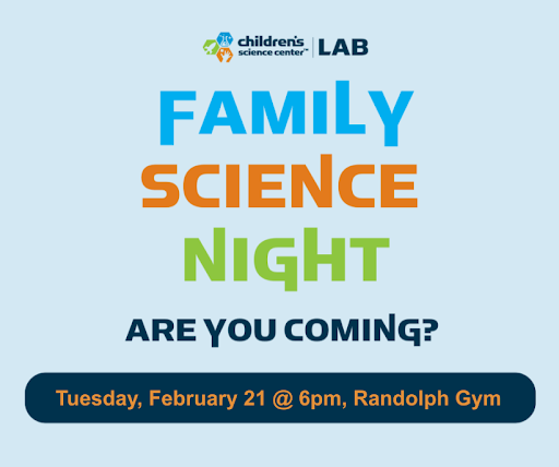 RandolphStars's tweet photo. Come to Randolph’s Family Science Night with the whole family to explore, create and be inspired! @childsci! #ChildSci #FSN #FamilyFun https://t.co/RQVJiZB8Yk
