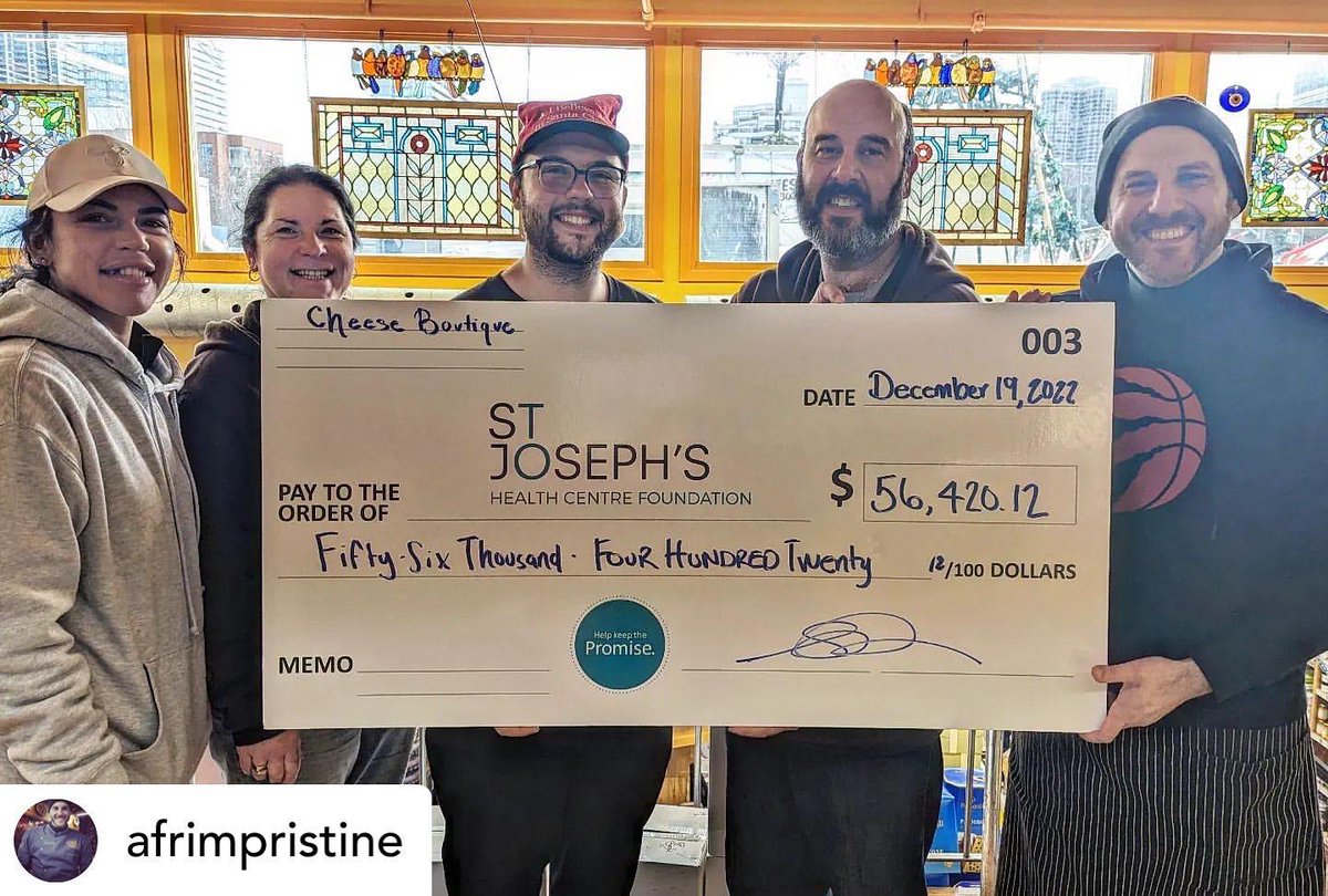 StJoesFdnTO's tweet photo. 🚨SAVE THE DATE, Feb 15🚨
5th Annual Fundraiser - 2023 Mental Health Fund is on Feb 15th! 
Foundation Board member @AfrimPristine and @CheeseBoutique continue to support mental health care at St. Joe's.
100% of all IN-STORE sales will be donated! https://t.co/TqYvVVXDRD