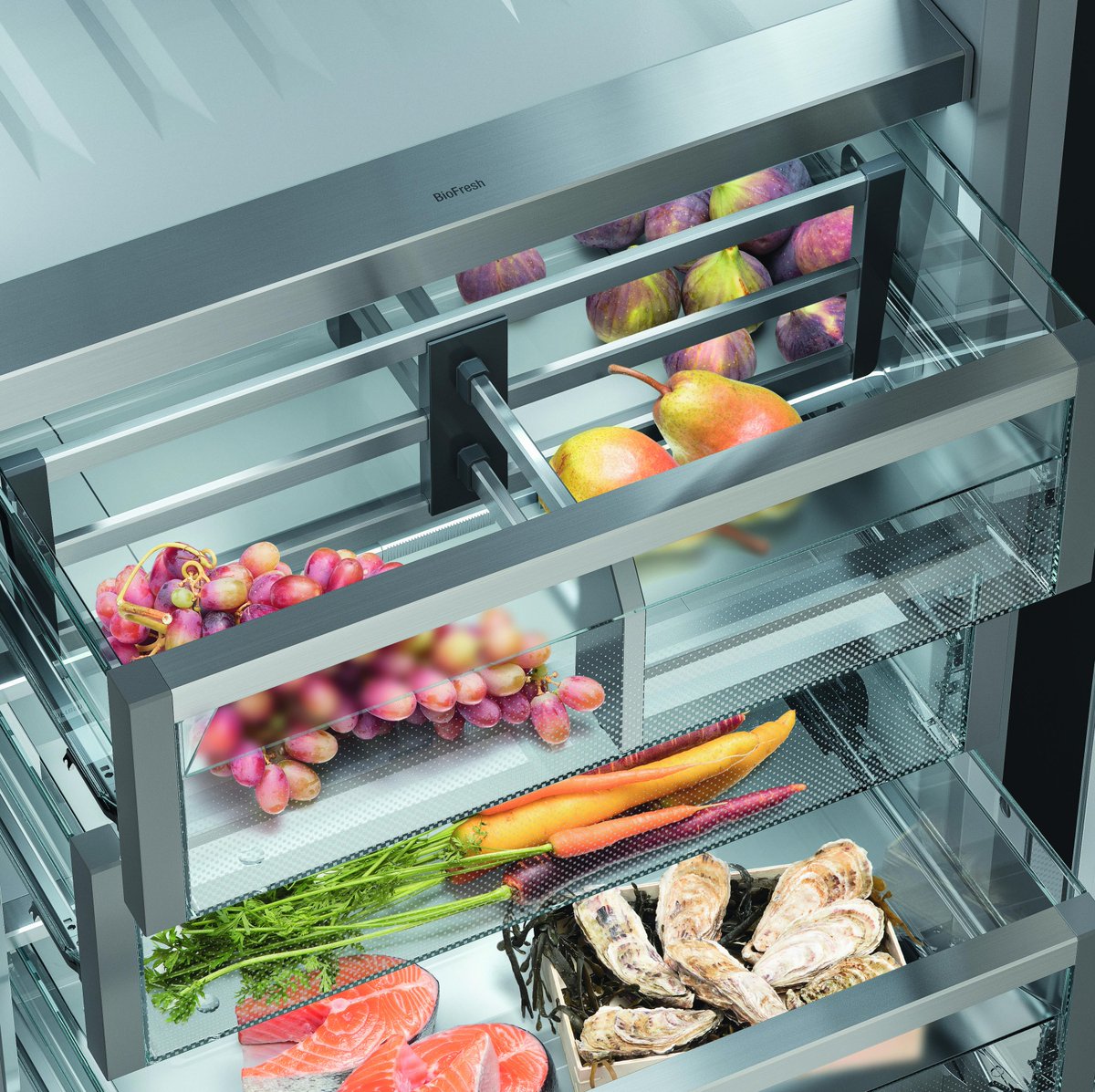 LiebherrHomeUK's tweet photo. If there is one thing we love, it's a fridge full of fresh flavours!
From #BioFresh technology 🌿 to our #BluPerformance range 🧊, that's why we pave the way for innovation and design to give Liebherr customers the best possible taste for timeless freshness.
#liebherr https://t.co/dXiqEXPCSl