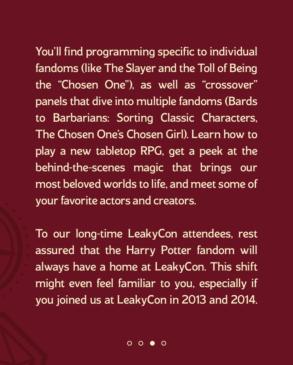 LeakyCon tweet media