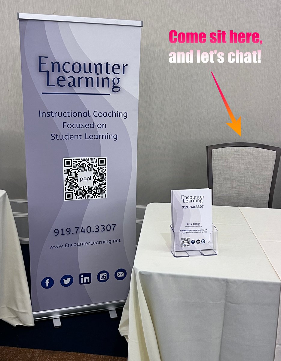 encounterlear's tweet photo. Come see us in Pinehurst this week! 😊 

Encounter Learning is set up at the 2023 NC ASCD annual conference, we’re here through Friday, &amp; we’d love to meet you.

Focus your phone camera on our QR code to learn more about #EncounterLearning, too! 🤳 

#NCASCD #Pinehurst #StopOnBy https://t.co/Vmfyjsf2fM