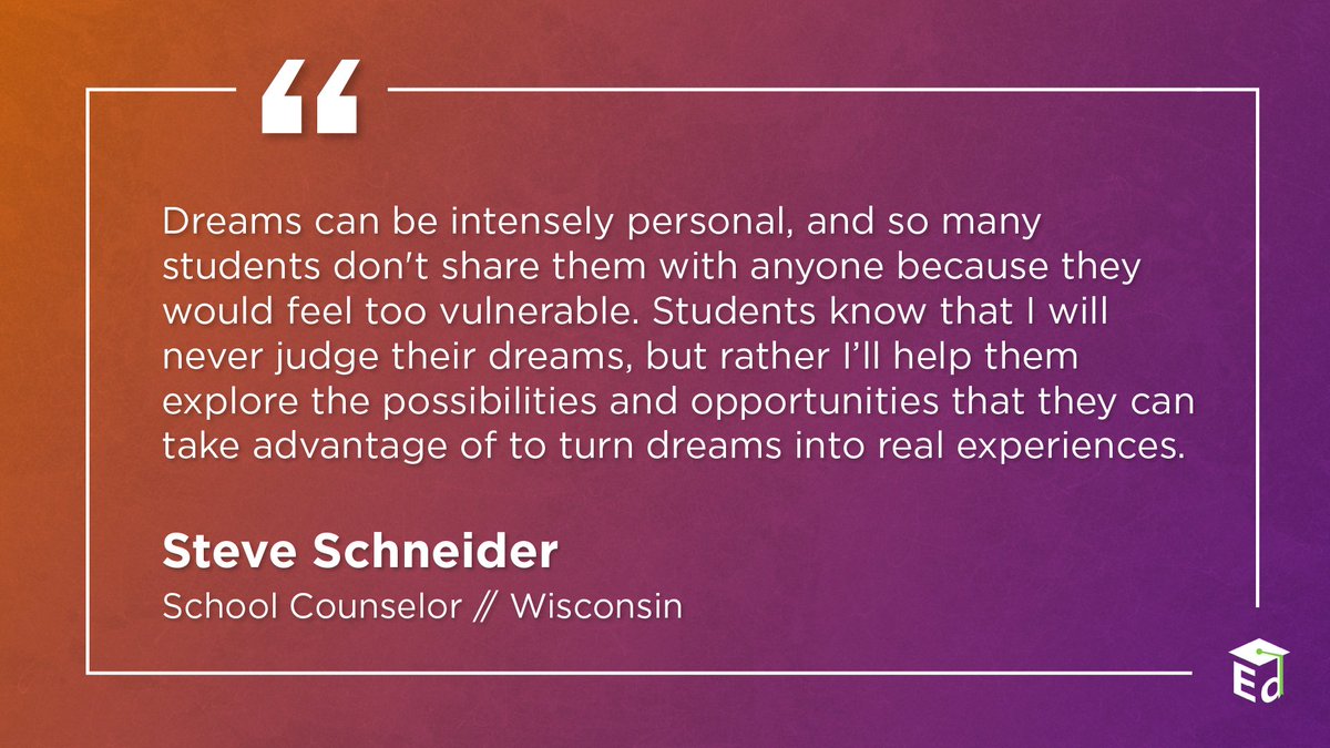 It’s #NationalSchoolCounselingWeek, and we’re joining the celebration by asking school counselors across the nation: How do you help students to “Dream Big?” #NSCW23 #SchoolCounselors #SchoolCounseling