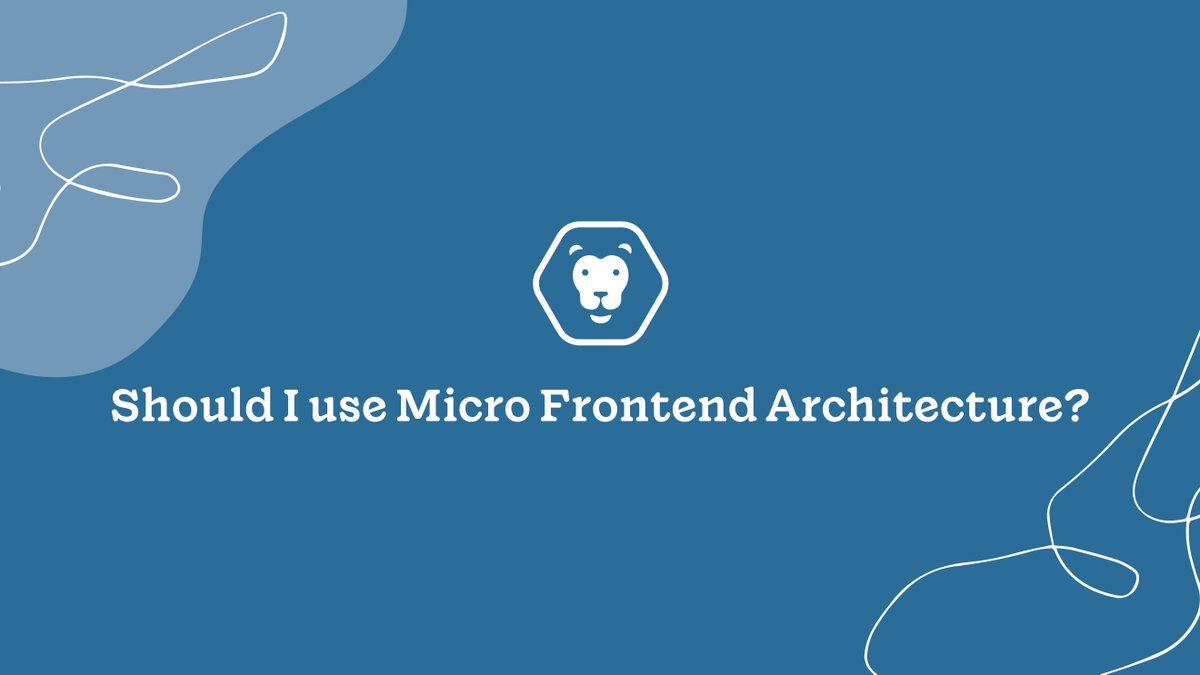 ✨ANSWER✨ The decision to use Micro Frontend architecture is both a technical decision and an organizational decision.

Find more Q + A's on our blog 👉  ow.ly/jnqb50Mktx4

#microfrontendarchitecture #MFE #liveloveapp