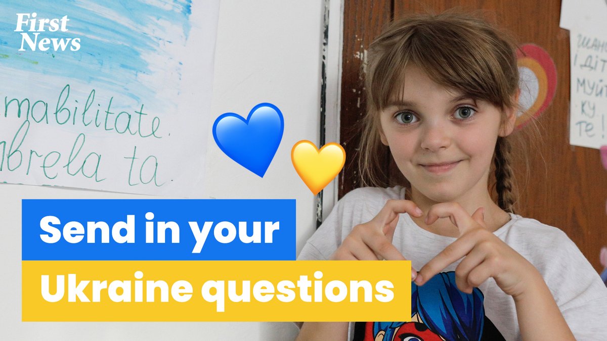 First_News's tweet photo. As we approach one year since the #Ukraine conflict, do you or your children have any questions?
Email newsdesk@firstnews.co.uk with the subject 'DEC' or comment below & we'll get experts to answer them @decappeal.
#UkraineConflict #AskDEC https://t.co/ZN4NG0YqzO