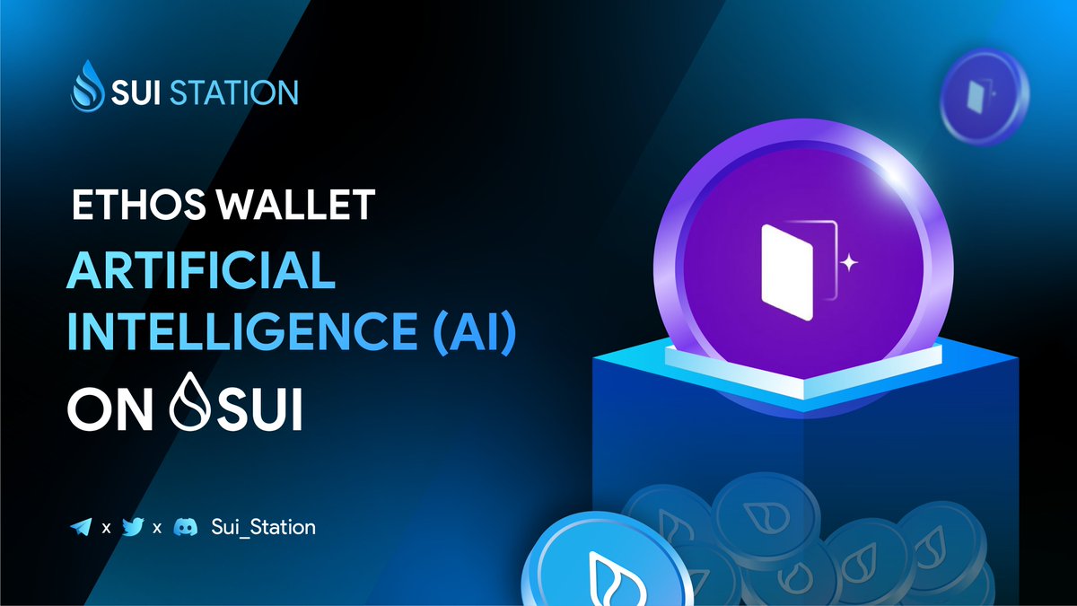 Banktio69's tweet photo. 🧵Artificial Intelligence (AI) in #Sui Ecosystem

#AI has been quite a trend in the #crypto world and projects are starting to implement AI

And Sui isn't an exception! @EthosWalletXYZ has combined AI with Sui blockchain to create a fun project

Let's see the beauty of AI in Sui! https://t.co/Z1FhBpLnV1