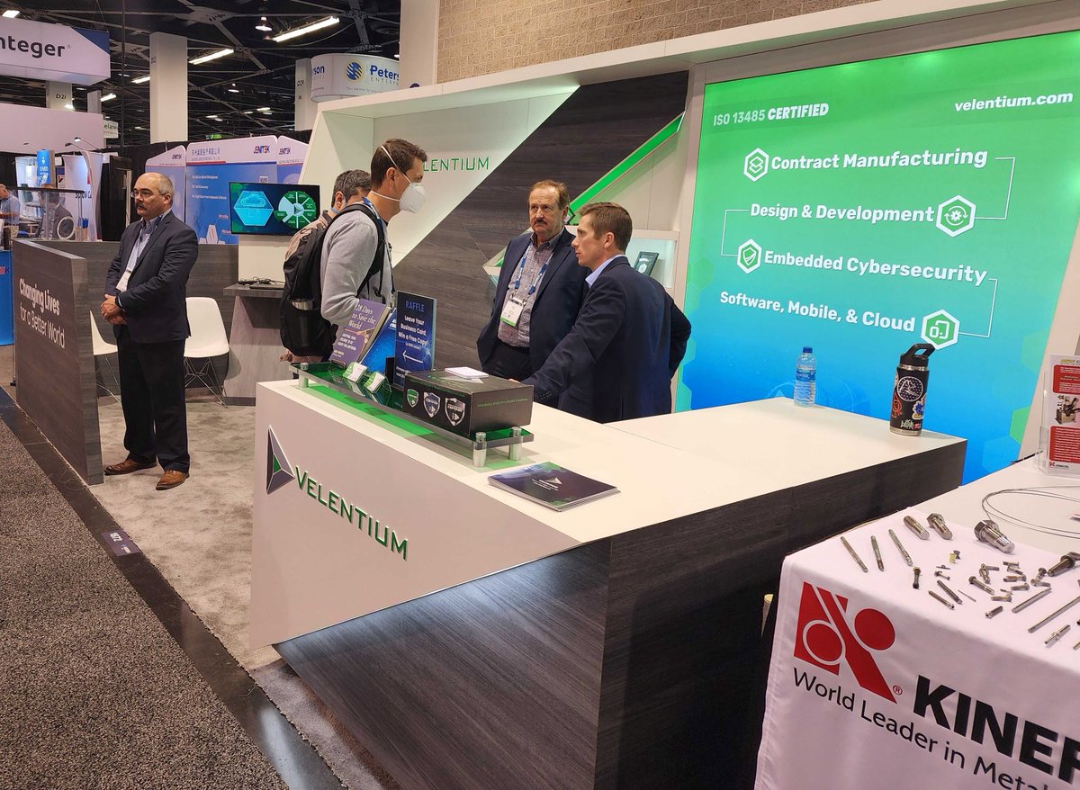 velentium's tweet image. We&apos;re having a great time at #IMEWest! Yesterday, Chris Jensen gave a Center Stage presentation about #innovating in a risk-averse industry, and Dan Purvis gave a conference presentation on simplifying the #medicaldevicedesign process. Stop by our booth #1872 today! @IME_Events