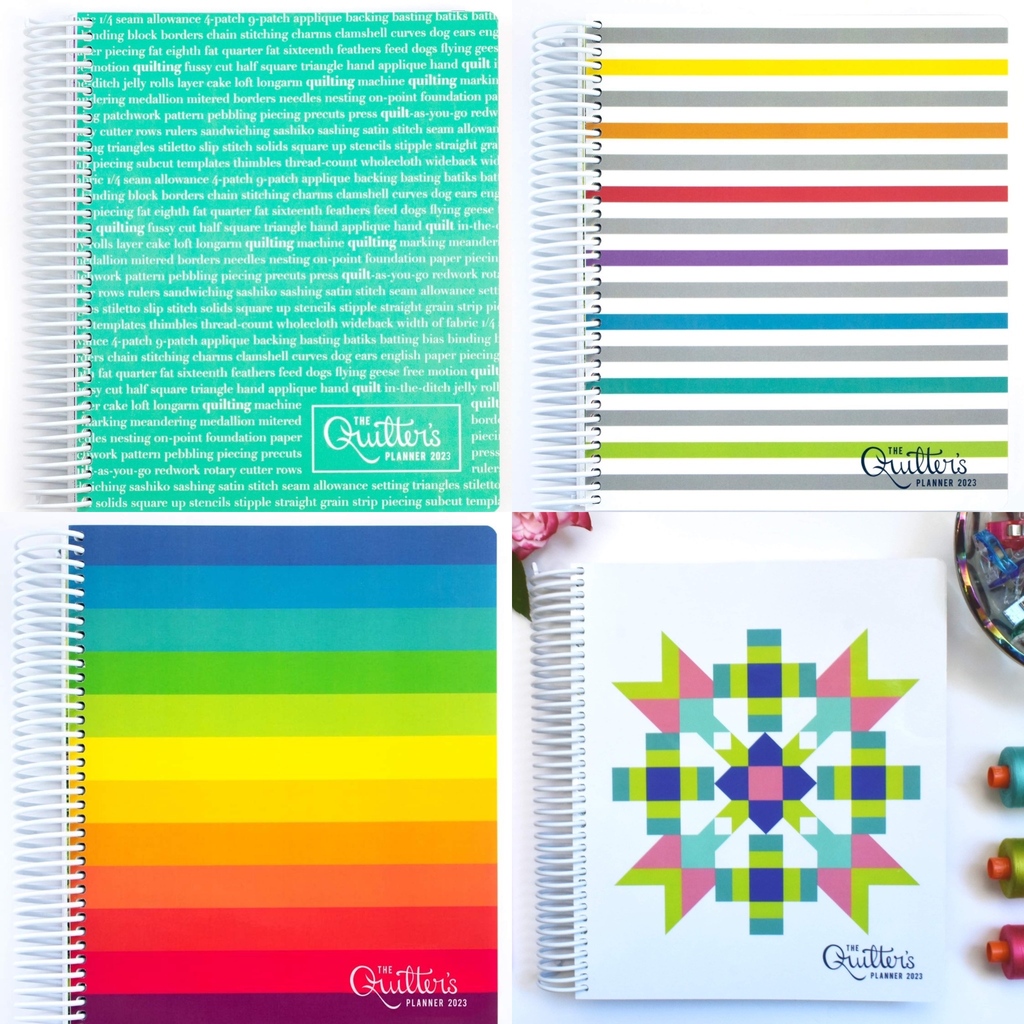 QuiltersPlanner's tweet photo. 🛍️ Quilter's Planner 2023 SALE! 🛍️

There are discounts on all 2023 Planners, available on the website now! Choose from: 8 different front covers, horizontal, vertical, dot or grid page layouts, Sunday or Monday diary page start dates  ✨ #quiltersplanner https://t.co/TSq9qQdMGD
