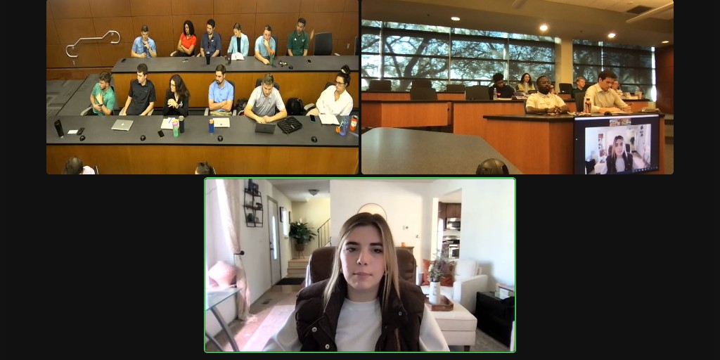 Giving back! Last week the <a href="/USFVinikMBA/">Vinik Sport & Entertainment Management</a> Social Media in Sport class heard from <a href="/WMTdigital/">WMT</a> 's <a href="/samantha_hoo/">Sam Santos</a> on paid Social. Always proud of the great things our alum are doing and their love to give back to the next class.

#Greenhalgh23