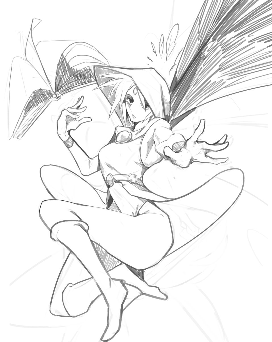 Teen Titan Raven sketch 