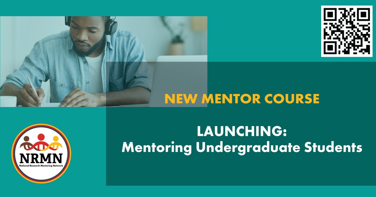 Have you heard about our new mentor course yet? Get inspired to confidently explore and optimize your mentoring relationships with undergraduate mentees!

Enroll now:
bit.ly/3jJdrHB
