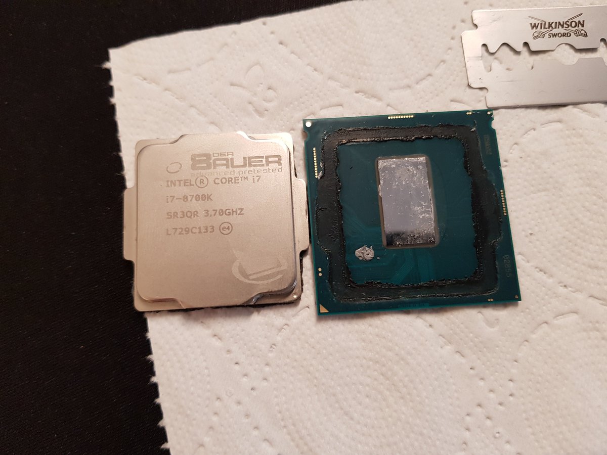 madness727's tweet photo. Investigating why this Der8auer delidded 8700k was acting weird
All the LiquidMetal vanished :D https://t.co/tm4HktbGC7