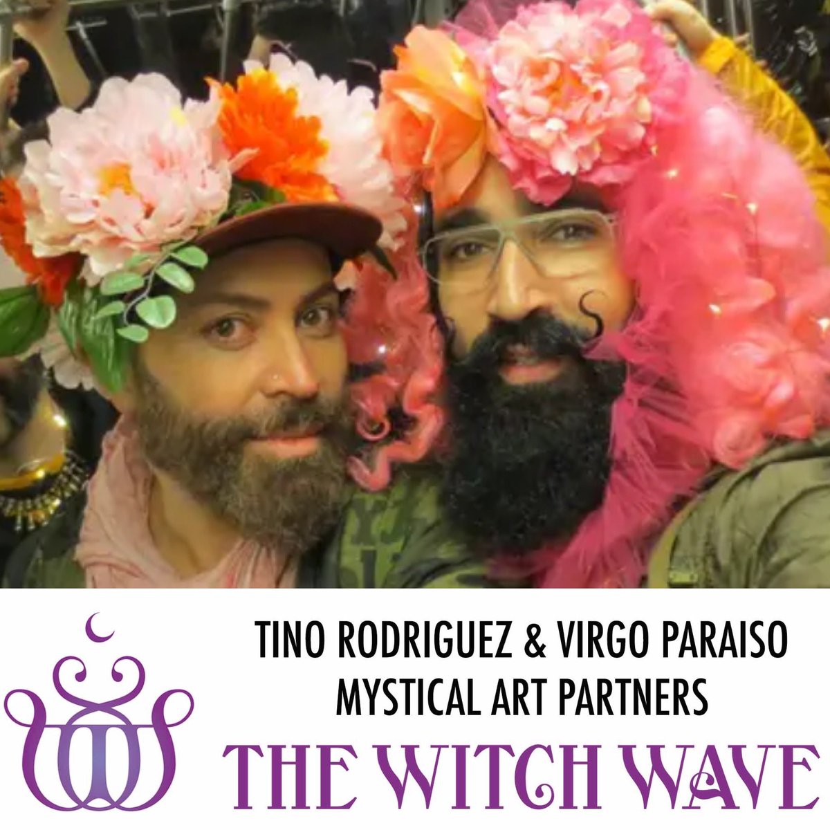 💘 NEW <a href="/WitchWavePod/">The Witch Wave</a> 💘 On this VDay episode, painters #TinoRodriguez and #VirgoParaiso discuss creative collaboration as an act of love, the power of mystical art, &amp; the inspiration they get from their community of radical magic-makers.
💝
Listen wherever you get your podcasts