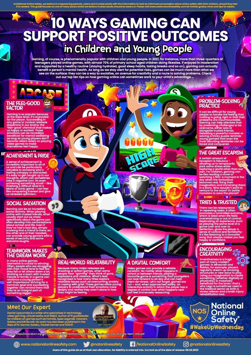National Online Safety on Twitter "Can gaming help children to ‘level