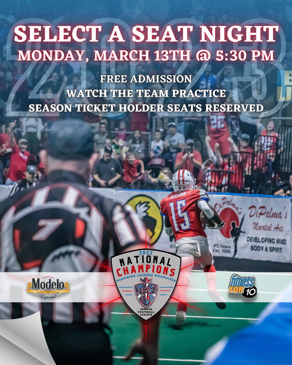 Before the season begins, come watch the team practice! 🔥👀ALL FANS ARE WELCOME! 

Current season ticket holders will have their seats reserved &amp; fans will have the option to purchase any available seats for 2023!

📸Photo: #blushingcactusphotography 

<a href="/IndoorFL/">Indoor Football League</a> 
<a href="/FindlayCenter/">Findlay Toyota Center</a>