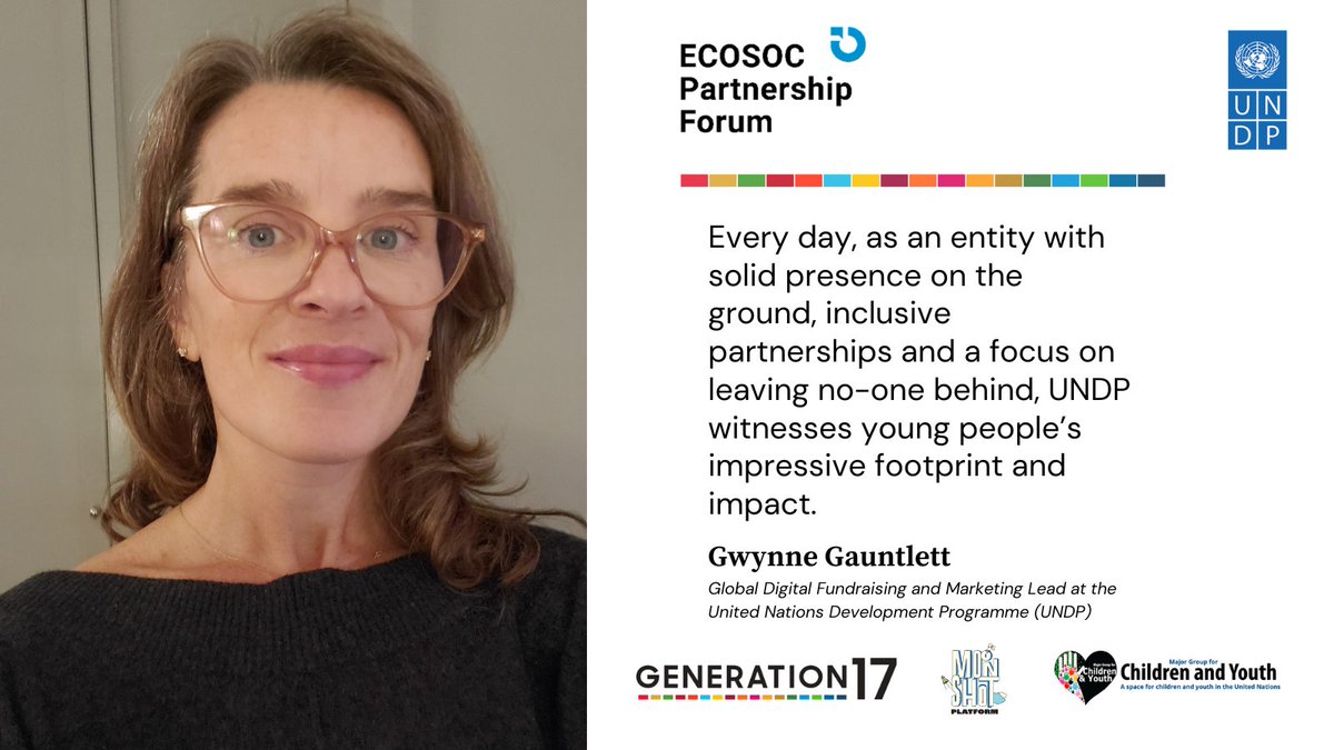 UNDP Youth (@undp4youth) on Twitter photo Last week <a href="/UNDP/">UN Development</a> and <a href="/indonesiaunny/">Indonesian Mission to the UN</a> co-hosted #Youth Driving Ambition at #2023ecosocpartnershipforum in collaboration with #Generation17 young leaders and <a href="/SamsungMobile/">Samsung Mobile</a>, <a href="/MoonshotPlatf/">Moonshot Platform</a> and <a href="/UNMGCY/">MGCY</a>. Here's some key messages from Amb. Nasir and Ms. Gauntlett π Last week <a href="/UNDP/">UN Development</a> and <a href="/indonesiaunny/">Indonesian Mission to the UN</a> co-hosted #Youth Driving Ambition at #2023ecosocpartnershipforum in collaboration with #Generation17 young leaders and <a href="/SamsungMobile/">Samsung Mobile</a>, <a href="/MoonshotPlatf/">Moonshot Platform</a> and <a href="/UNMGCY/">MGCY</a>. Here's some key messages from Amb. Nasir and Ms. Gauntlett π