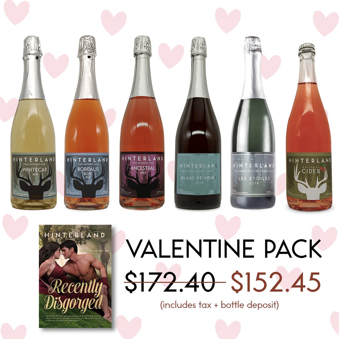 Looking for sparkling wine for the Family Day long weekend? Valentine’s Day? Galentine’s Day? We’ll be at the Evergreen <a href="/BrickWorksMkt/">BrickWorksMarket </a> Farmers’ Market on Saturday with all the bubbles, February bundle packs &amp; our très ringard Valentine’s Day Cards. <a href="/ONCraftWineries/">Ontario Craft Wineries</a>