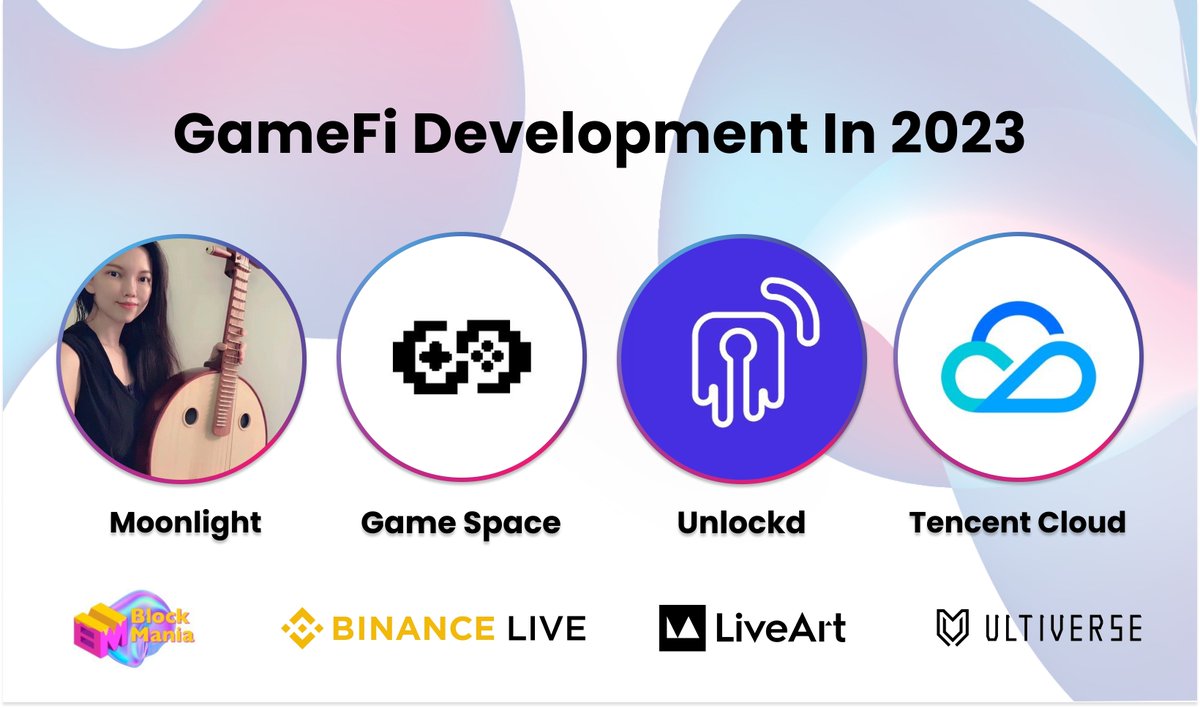 hana_yay's tweet photo. 🚀 #BlockManiaShowTime on GameFi Development in 2023
🕐 2/9 2:00 UTC
✨@Gamespace_NFTs @Unlockd_Finance @tencentcloud

🎙️@blockmaniaDAO, @Moon1ightSt (@UltiverseDAO)

📺 https://t.co/sDPkrmUW1z
📺 https://t.co/s9DcWNwq6i

✅ RT,❤️,@ 3 fds
✅ OAT: https://t.co/J4F3ijgXqP https://t.co/EcHuUmwQkQ