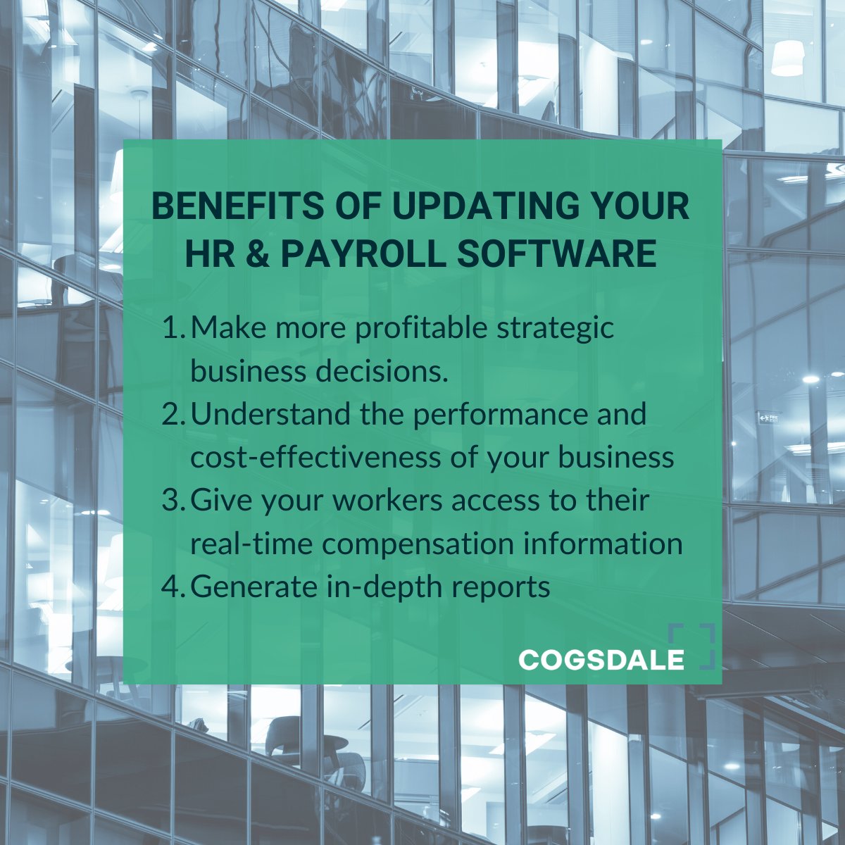 This year prioritize your business' operations, save time and improve the employee experience with a complete Human Resource Management Solution. 

#HRMS #HR #Payroll #employeeexperience #software #wearecogsdale #weareharris