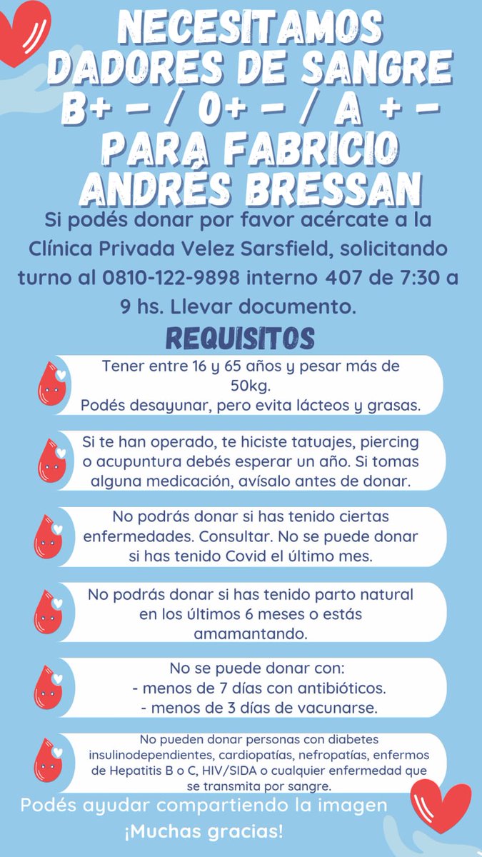 Micaviera16's tweet photo. Volvemos a necesitar de su colaboración, ya sea compartiendo la imágen o comunicándose a los números para poder donar. Desde ya, muchas gracias ❤️ https://t.co/aJVootWoXF