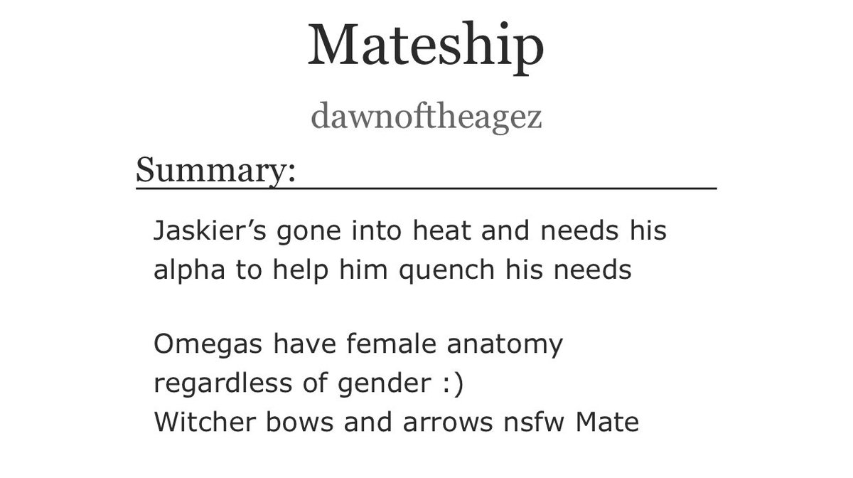 dawns_nsfw's tweet photo. It’s another day of #witcherbowsandarrows2 #witchersvalentines 
@WtchrBowsNArrws 

Jaskier/Geralt 
Omega!#Jaskier alpha!#geralt 
#thewitcher
Nsfw prompt Mate! 
https://t.co/ddmbCJD8R6 https://t.co/u7duDms66B