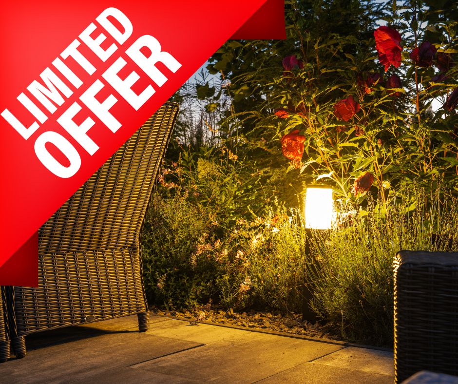 Time is running out! Save $300 on a new Outdoor Lighting System