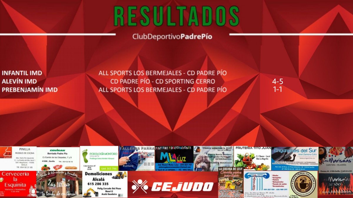 📋 ¡Resultados de este fin de semana! 🔴🟢🙌🏻

#OrgulloDeBarrio♥️